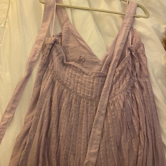 Free People Frankie Pintuck Purple 